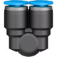 Тройник цанговый с резьбой угловой Festo QSYL-1/4-6