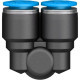 Тройник цанговый с резьбой угловой Festo QSYL-1/4-8