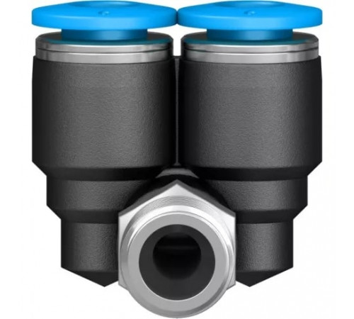 Тройник цанговый с резьбой угловой Festo QSYL-1/8-6