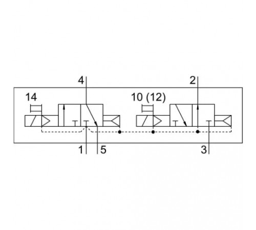 Распределитель с электромагнитным управлением Festo VSVA-B-T32H-AH-A2-2AC1