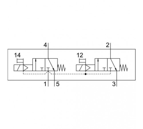 Распределитель с электромагнитным управлением Festo VUVS-LT25-T32C-MD-G14-F8-1C1