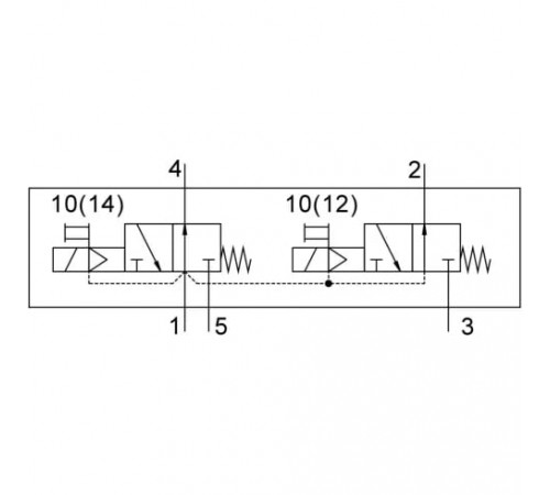 Распределитель с электромагнитным управлением Festo VUVS-LT25-T32U-MD-G14-F8