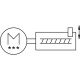 Стопорный цилиндр Festo EFSD-50-PV-M12