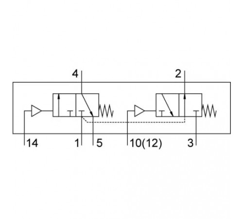 Распределитель с пневматическим управлением Festo VUWS-LT25-T32H-M-G14