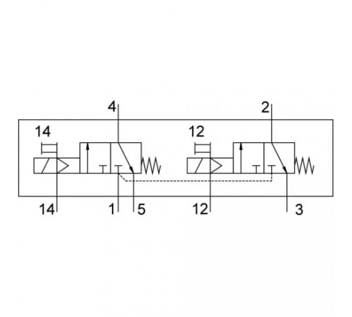 Распределитель с электромагнитным управлением Festo VUVS-LT25-T32C-MZD-G14-F8