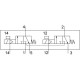 Распределитель с электромагнитным управлением Festo VUVS-LT25-T32C-MZD-G14-F8