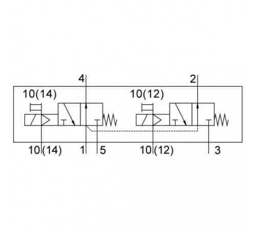Распределитель с электромагнитным управлением Festo VUVS-LT25-T32U-MZD-G14-F8
