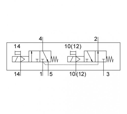 Распределитель с электромагнитным управлением Festo VUVS-LT25-T32H-MZD-G14-F8