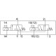 Распределитель с электромагнитным управлением Festo VUVS-LT25-T32H-MZD-G14-F8