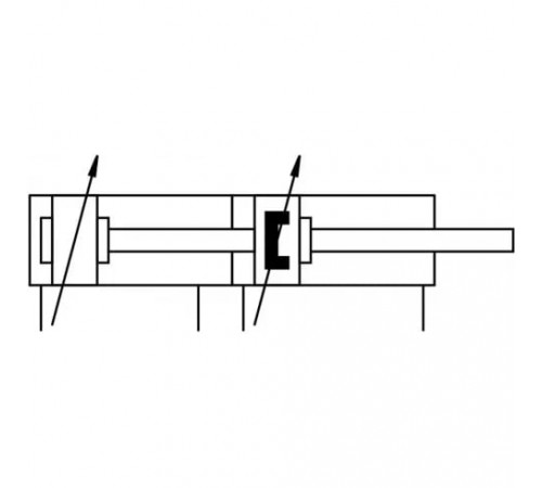 Тандем-пневмоцилиндр Festo DNCT-80-35-PPV-A