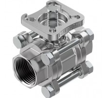 Шаровой кран Festo VZBE-1-T-63-T-2-F0405-V15V15 Ру63 Ду25 (PN63 DN25)