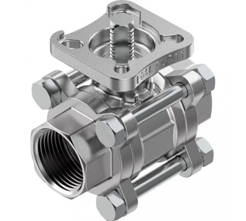Шаровой кран Festo VZBE-1-T-63-T-2-F0405-V15V15 Ру63 Ду25 (PN63 DN25)