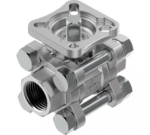 Шаровой кран Festo VZBE-1/2-T-63-T-2-F0304-V15V15 Ру63 Ду15 (PN63 DN15)