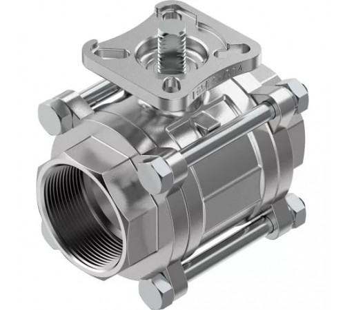 Шаровой кран Festo VZBE-2-T-63-T-2-F0507-V15V15 Ру63 Ду50 (PN63 DN50)