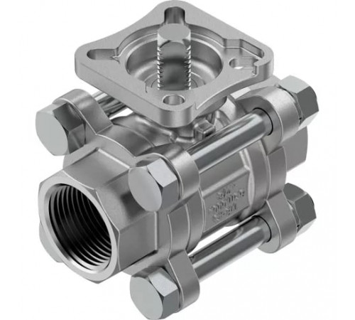 Шаровой кран Festo VZBE-3/4-T-63-T-2-F0304-V15V15 Ру63 Ду20 (PN63 DN20)