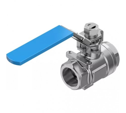 Шаровой кран Festo VZBE-1-T-63-D-2-M-V15V15 Ру63 Ду25 (PN63 DN25)