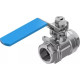 Шаровой кран Festo VZBE-1-T-63-D-2-M-V15V15 Ру63 Ду25 (PN63 DN25)