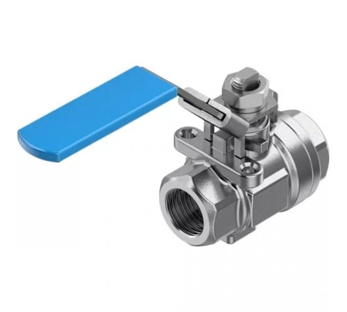 Шаровой кран Festo VZBE-1/2-T-63-D-2-M-V15V15 Ру63 Ду15 (PN63 DN15)