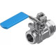 Шаровой кран Festo VZBE-1/2-T-63-D-2-M-V15V15 Ру63 Ду15 (PN63 DN15)