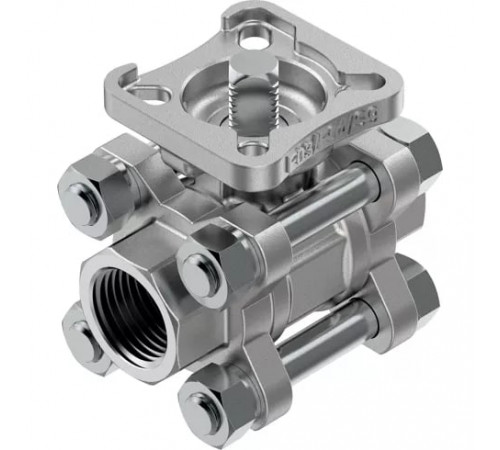 Шаровой кран Festo VZBE-1/2-T-63-T-2-F0304-V15V15 Ру63 Ду15 (PN63 DN15)
