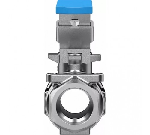 Шаровой кран Festo VZBE-1-T-63-D-2-M-V15V15 Ру63 Ду25 (PN63 DN25)