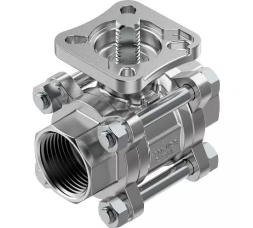 Шаровой кран Festo VZBE-1-T-63-T-2-F0405-V15V15 Ру63 Ду25 (PN63 DN25)