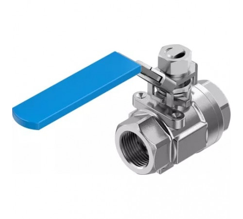 Шаровой кран Festo VZBE-3/4-T-63-D-2-M-V15V15 Ру63 Ду20 (PN63 DN20)
