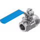Шаровой кран Festo VZBE-3/4-T-63-D-2-M-V15V15 Ру63 Ду20 (PN63 DN20)