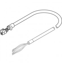 Кабель электродвигателя Festo NEBM-T1G8-E-10-Q7N-LE8-1