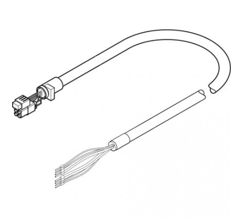 Кабель электродвигателя Festo NEBM-T1G8-E-10-Q7N-LE8-1