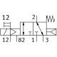Распределитель с электромагнитным управлением Festo VUVS-L20-M32C-MZD-G18-F7