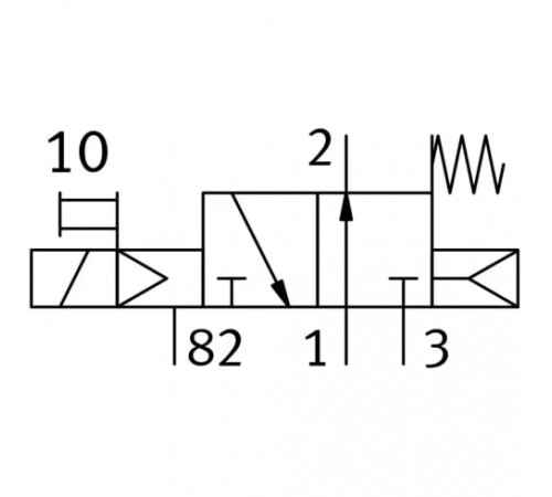 Распределитель с электромагнитным управлением Festo VUVS-L20-M32U-MD-G18-F7-1C1