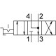 Распределитель с ручным управлением Festo VHER-H-B43E-B-G12
