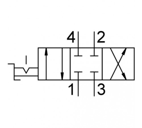 Распределитель с ручным управлением Festo VHER-H-B43C-B-G12