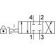 Распределитель с ручным управлением Festo VHER-P-H-B43C-G14