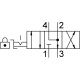 Распределитель с ручным управлением Festo VHER-P-H-B43E-B-G12