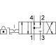Распределитель с ручным управлением Festo VHER-P-H-B43U-B-G12