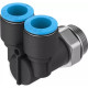 Тройник цанговый с резьбой угловой Festo QSYL-G1/2-12