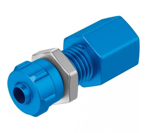 Штуцер ниппельный с накидной гайкой Festo QCK-1/4-PK-6-B