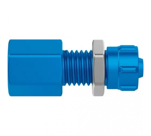 Штуцер ниппельный с накидной гайкой Festo QCK-1/4-PK-6-B