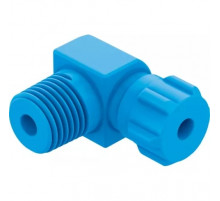 Штуцер ниппельный угловой с накидной гайкой Festo GCK-3/8-PK-6-KU