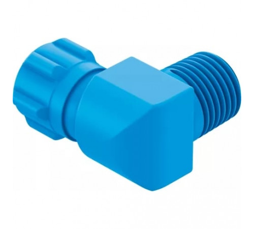 Штуцер ниппельный угловой с накидной гайкой Festo GCK-1/4-PK-6-KU