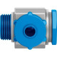 Штуцер ниппельный угловой с накидной гайкой Festo LCK-3/8-PK-6