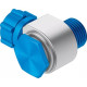 Штуцер ниппельный угловой с накидной гайкой Festo LCK-1/4-PK-4-KU