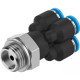Коллектор цанговый с резьбой и четырьмя выходами Festo QSQ-G1/4-4