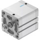 Компактный пневмоцилиндр Festo ADN-80-50-A-PPS-A