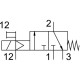 Распределитель с электромагнитным управлением Festo MCH-3-1/2-S