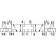 Базовый распределитель Festo CPE18-P1-5/3GS-1/4