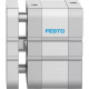 Компактный пневмоцилиндр Festo ADNGF-80-10-P-A