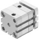 Компактный пневмоцилиндр Festo ADNGF-40-5-P-A
